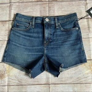 𝅺hudson Gemma Mid-Rise Habitual Cut Off Shorts 25